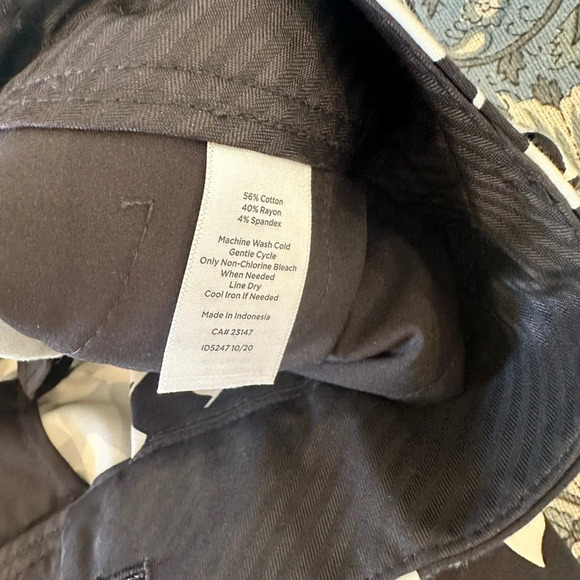 New! TALBOTS Hampshire Ankle Pants‎ Size 8 - Picture 9 of 11